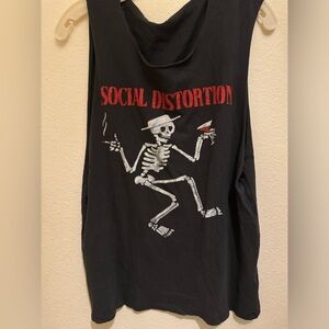 Madeworn Social Distortion Tank Top in Size Small and Very Rare.